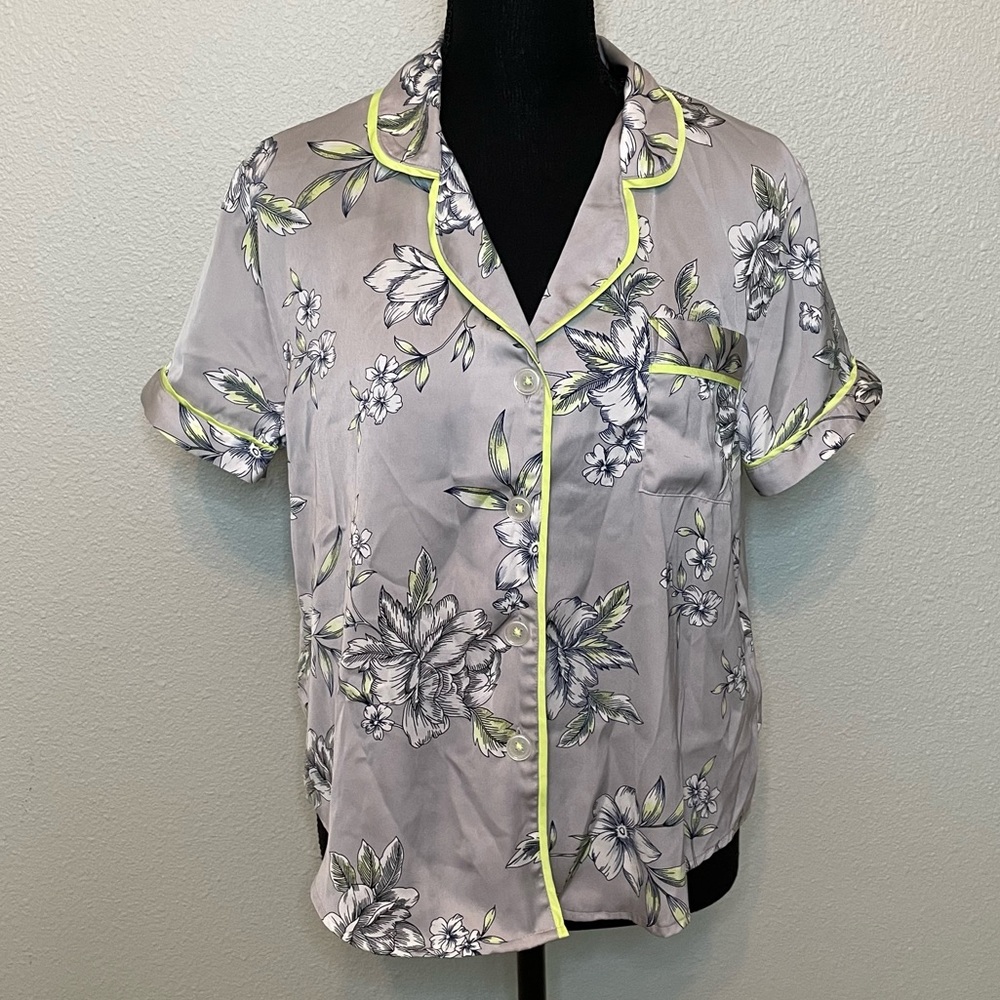 Room Service button up pajama top